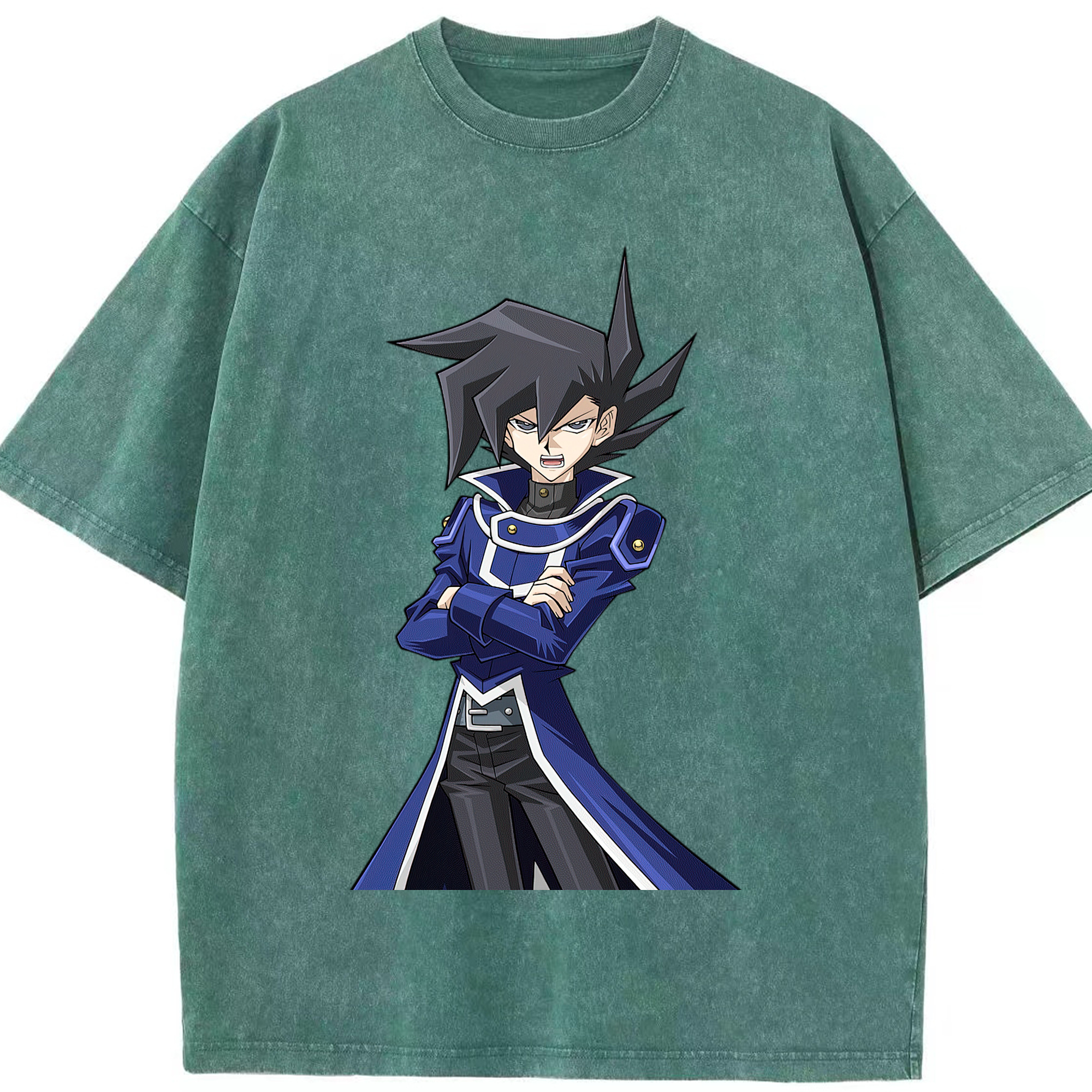 （画像用） 遊☆戯☆王 Yu-Gi-Oh! 綿100% ヴィンテージ風 半袖Tシャツ（フロントプリント）